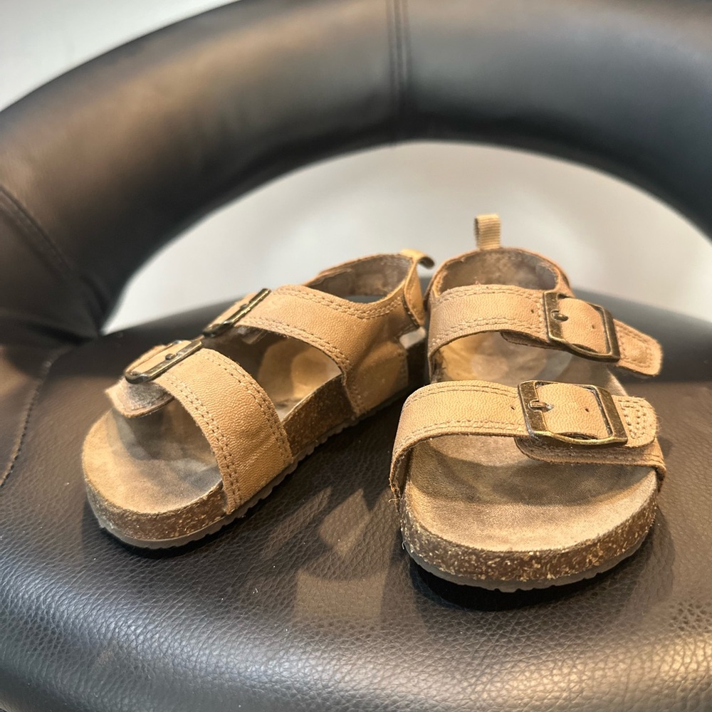 Carter's Tan Kids Sandals with Buckle Straps